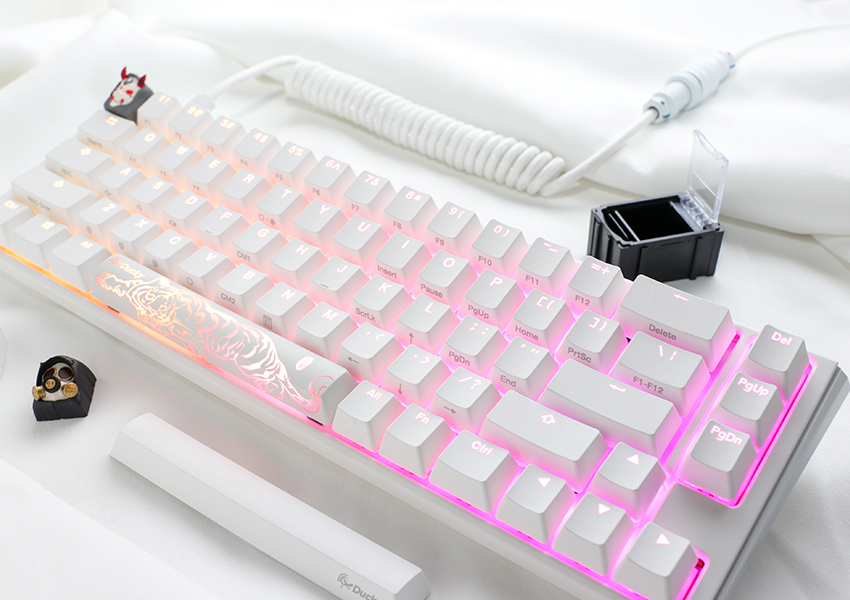 Ducky ONE 3 Aura RGB White, 65% Mechanical Keyboard - SF